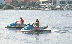 Waverunners In Destin Harbor