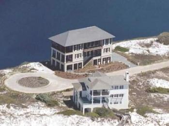 This house Sits On The Beach, And On A Lake.  It is located in walton county,about eight miles east of downtown
