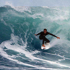 Surfing At Destin Beach Florida